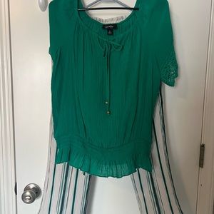Cute green blouse